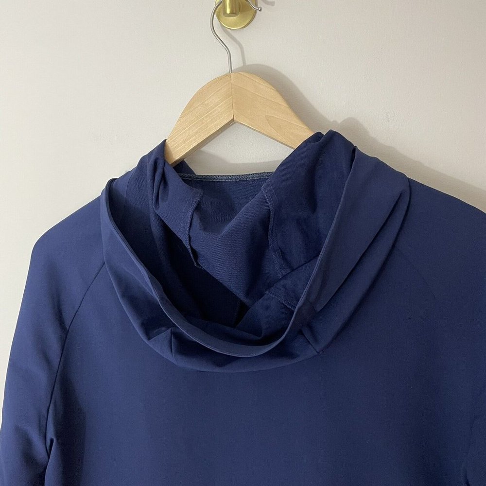 Mammut Macun Jacket Mens M Navy Blue Water Repellent Hooded Soft Shell Coat EUC - Picture 7 of 14